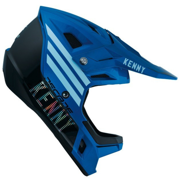 Casque Intégral Kenny Decade Graphic Smash Bleu