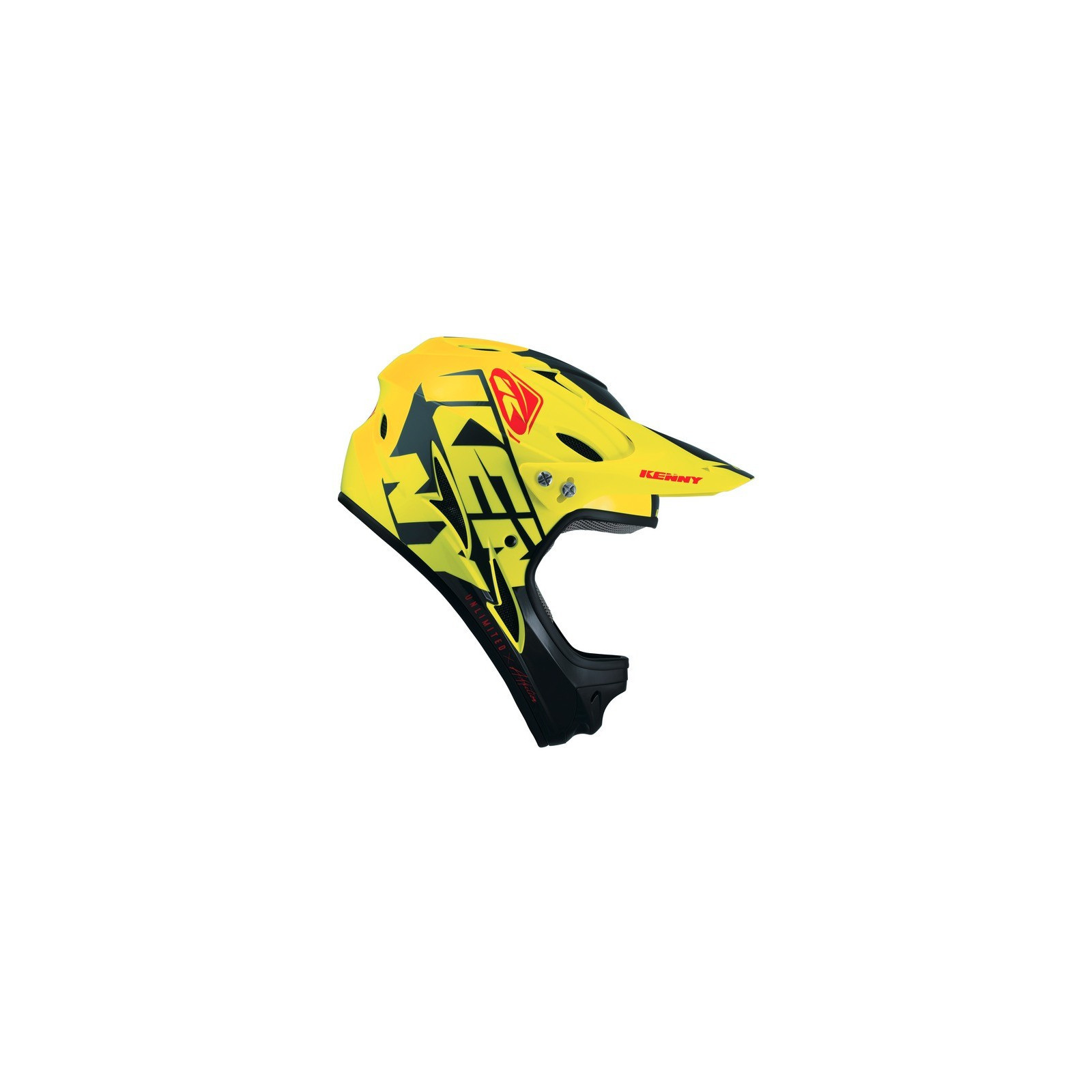 Kenny Casque Downhill Graphic Neon Yellow - Purebike