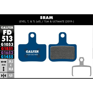 Plaquettes de Frein Galfer FD513 Route Sram Level T/TL