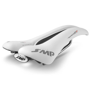 Selle SMP Well S 138x274mm Rails Inox - Blanc