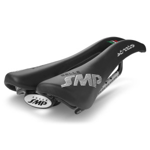 Selle SMP Stratos 131x266mm Rails Carbone - Noir