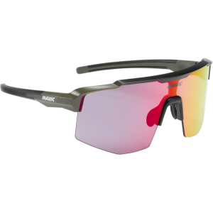 Lunettes Mavic MVS Shield Kaki/Verres Rouge