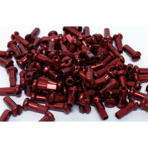 Ecrou rayon DT Swiss Aluminium 2/12 mm - Rouge [x5]