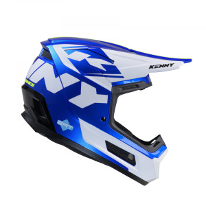 Casque Intégral Kenny PERFORMANCE - Graphic Candy Blue Pearl