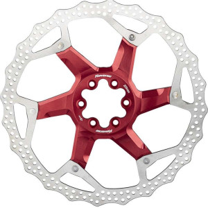 Disque de Frein Flottant VTT Reverse 6 Trous 203 mm rouge