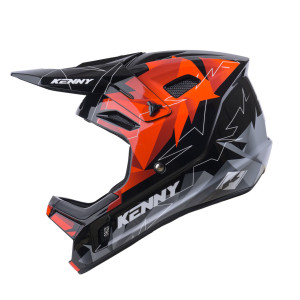 Casque Intégral Kenny Decade Graphic - Smash Rouge