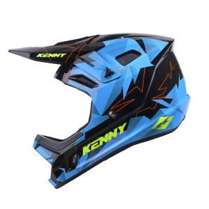 Casque Intégral Kenny Decade Graphic - Smash Bleu