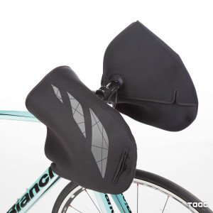 Manchons de Guidon Tucano Urbano Nautilus pour Vélo de Route Noir