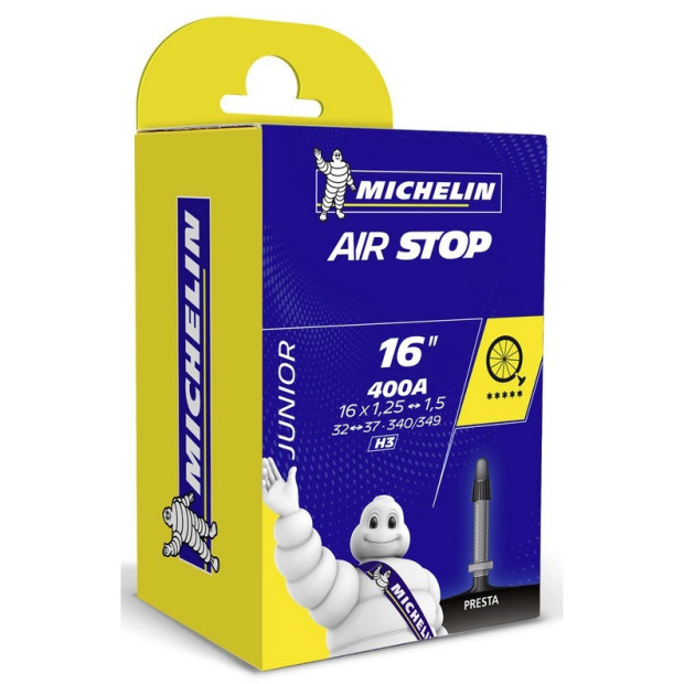Chambre à air Michelin AIRSTOP Junior H3 16 400 A (1.3 /1.5) Presta