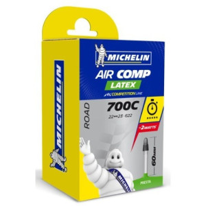 Chambre à Air Michelin AIRCOMP LATEX A1 18 / 23-622 - Presta 60 mm