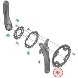 Catadioptre adhésif pour fixation verticale sur tige de selle vélo .
